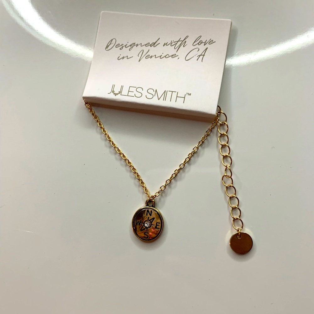 Jules Smith Compass Bracelet & Jewelry Bag